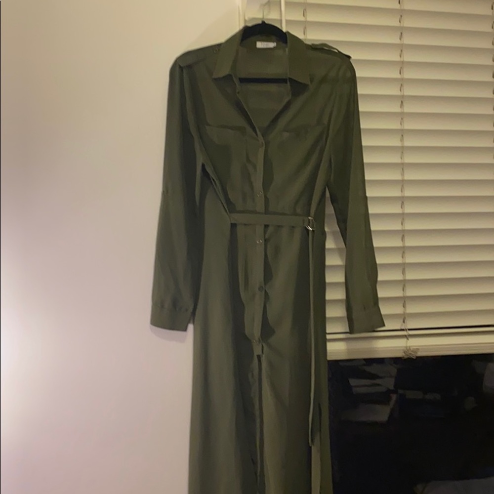 Tobi sheer chiffon duster